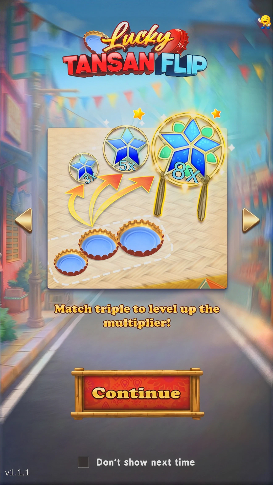 Lucky Tansan Flip Screenshot